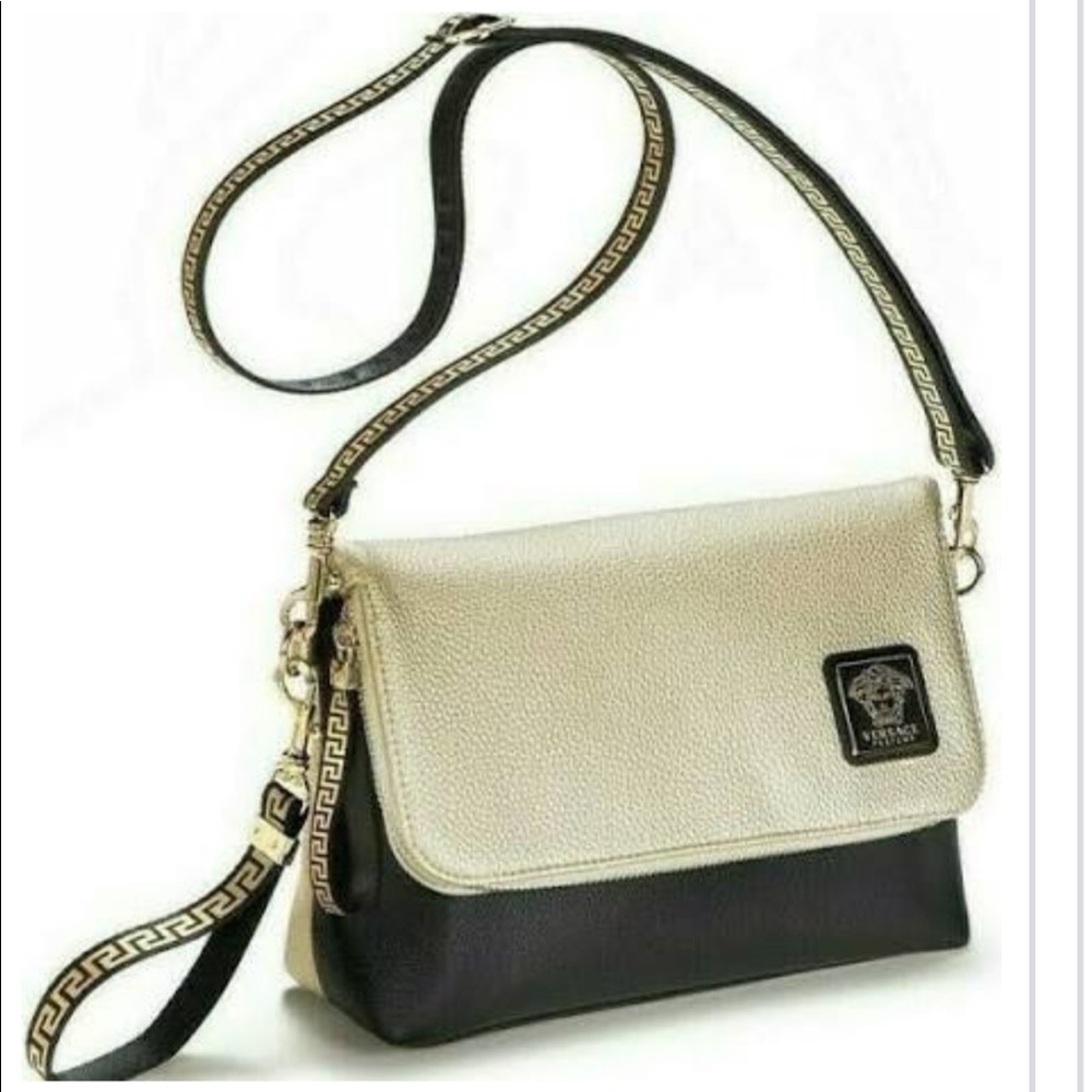 VERSACE Crossbody-Clutch-Wristlet with Dust Bag